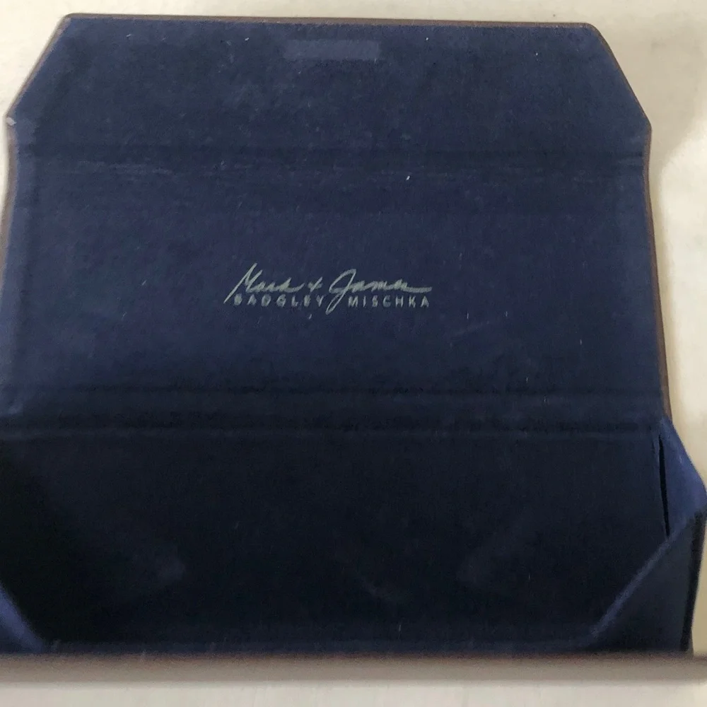 Badgley Mischka Black Eyeglass Case